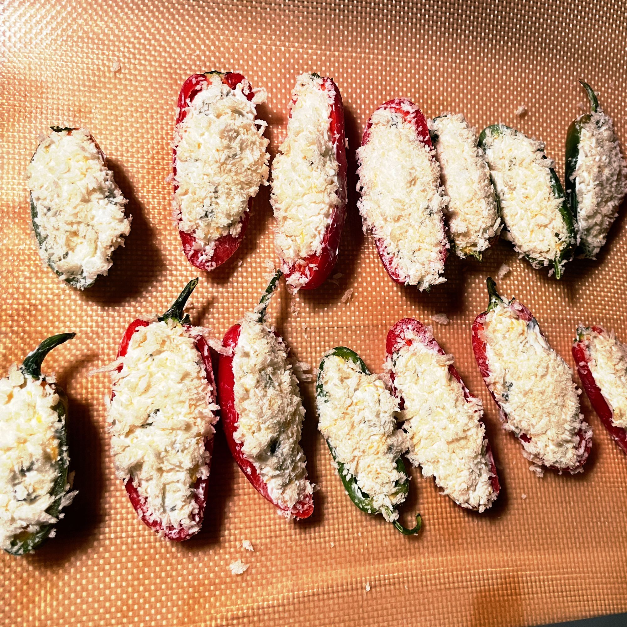Baked Jalapeno Poppers With Panko Breadcrumbs