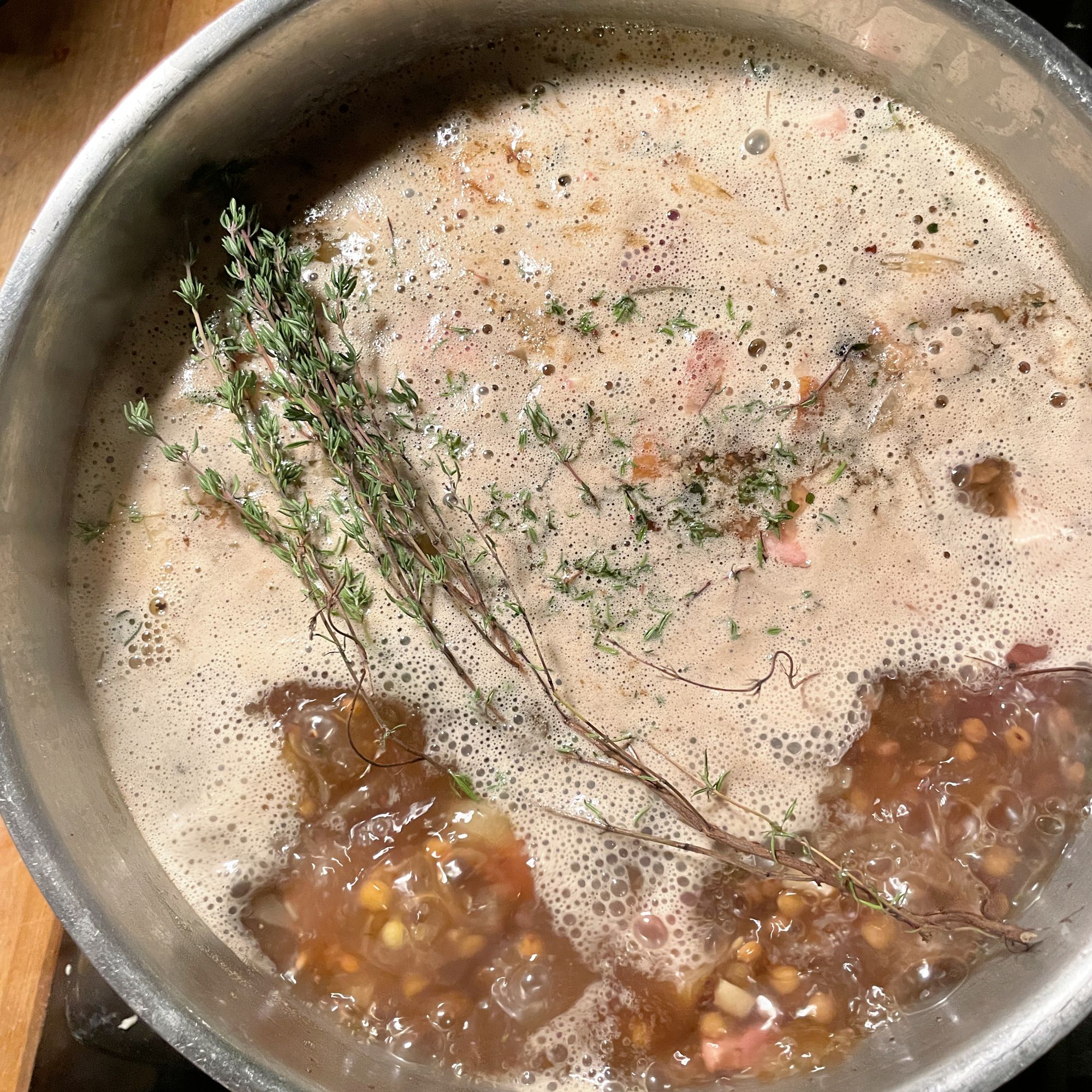 Smokey Turnip, Potato and Lentil Soup